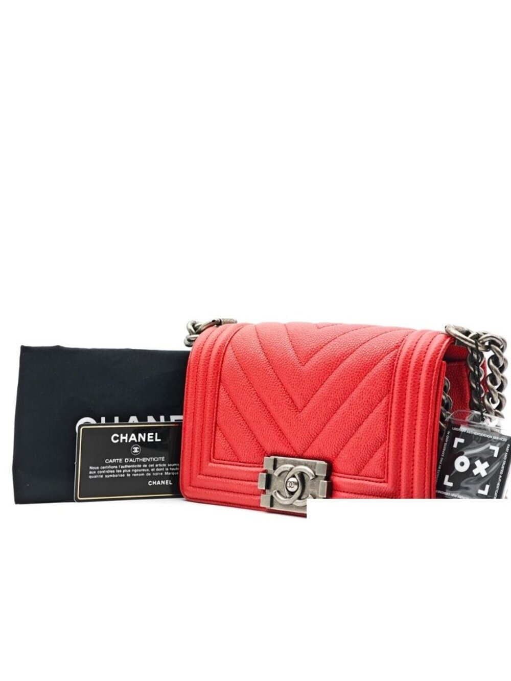 Chanel Boy Chevron Chain Shoulder Bag